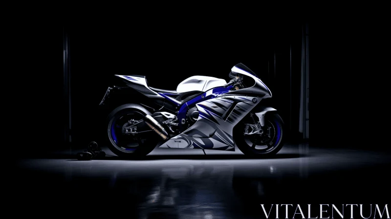 Captivating Yamaha YZF R1 Motorcycle Still Life Artwork AI Image