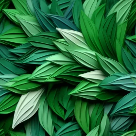 Green Leaves Seamless Pattern for Backgrounds and Textures