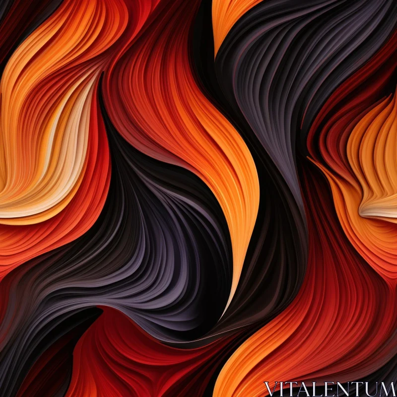 Expressive Abstract Painting - Bold Colors and Movement AI Image