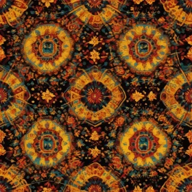 Vintage Oriental Seamless Pattern in Traditional Style