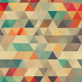 Vintage Triangular Geometric Pattern