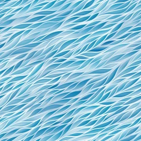Blue and White Waves Seamless Pattern - Repetitive Design