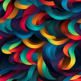 Colorful Wave Pattern - Abstract Design