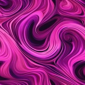 Pink and Purple Swirls Seamless Pattern - Trippy Background Design