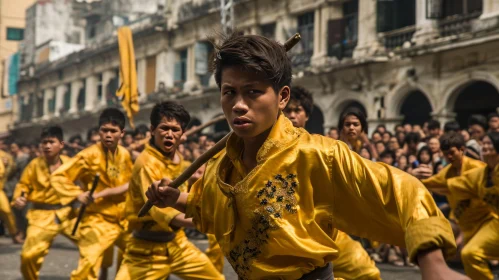Captivating Street Performance: Traditional Chinese Martial Arts