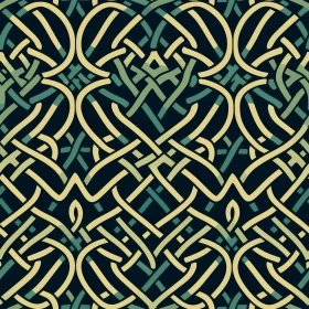Intricate Celtic Knots Seamless Pattern