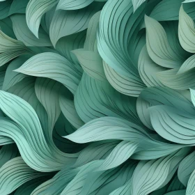 Green Leaves Wave Background