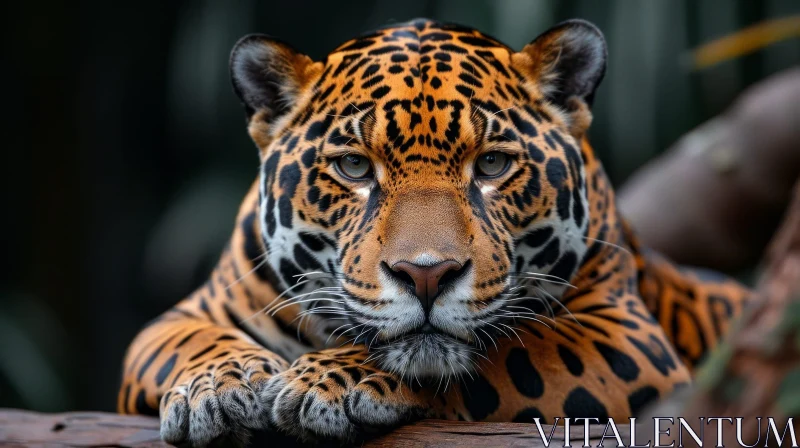 AI ART Majestic Jaguar Close-Up - Wildlife Photography