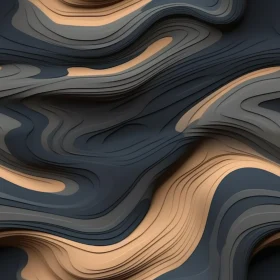 Gray Abstract Wavy Pattern Background