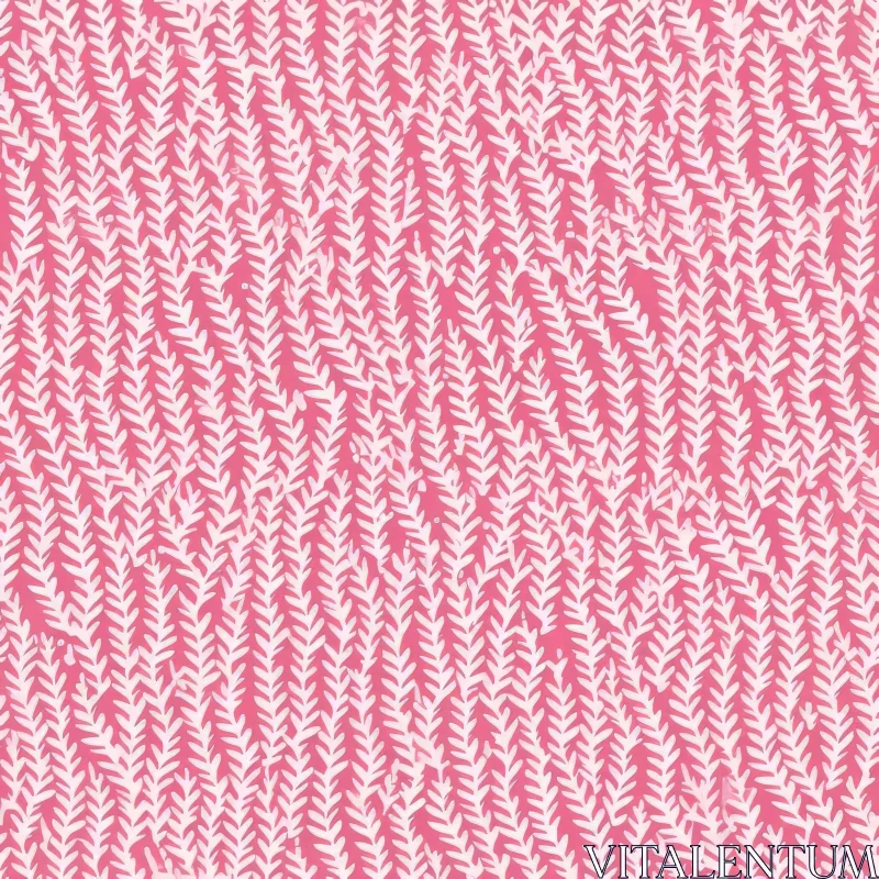 Pink and White Hand-Painted Stripes Pattern AI Image