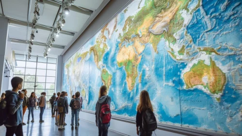 Discovering the World: Schoolchildren on a Field Trip to the Museum