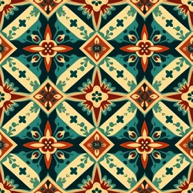 Intricate Moroccan Tile Pattern - Seamless Design