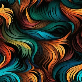 Colorful Abstract Seamless Pattern - Vector Design