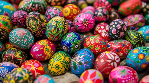 Colorful Easter Eggs - Festive Decoration for Easter Celebrations
