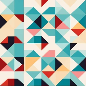 Colorful Geometric Pattern - Energy and Harmony