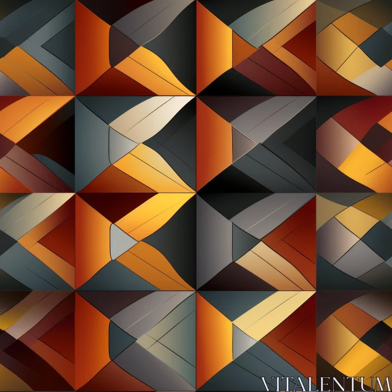 AI ART Elegant Geometric Pattern Design for Creative Projects