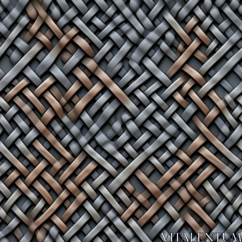 Basket Weave Texture for Digital Art AI Image