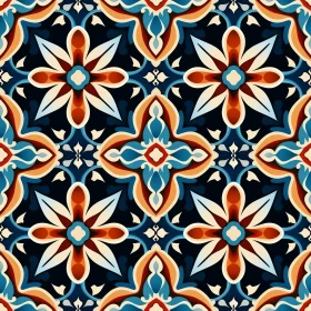 Intricate Moroccan Tile Pattern - Seamless Design