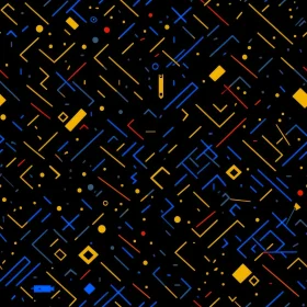 Colorful Geometric Grid Pattern for Web Backgrounds and Prints