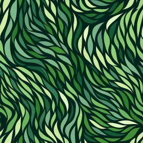 Green Leaves Seamless Pattern for Nature Websites