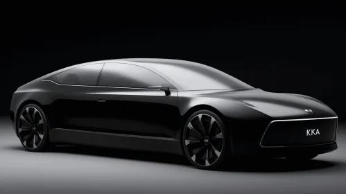 Sleek Black Concept Car with Elegant Outlines | Lyon School Inspiration