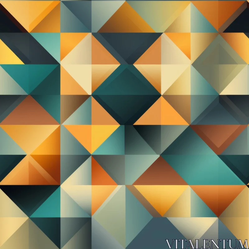 Modern Geometric Triangle Gradient Pattern AI Image