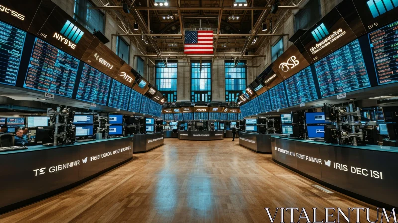 Inside the New York Stock Exchange: A Symbol of Financial Power AI Image