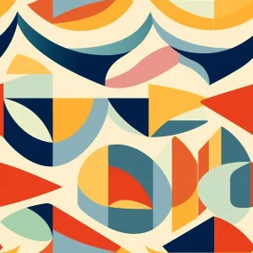 Vivid Geometric Pattern for Fabric & Wallpaper