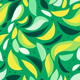 Colorful Leaves Seamless Vector Pattern