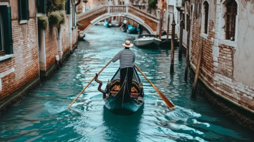 Venice, Italy: Captivating Gondola Ride in a Charming Canal