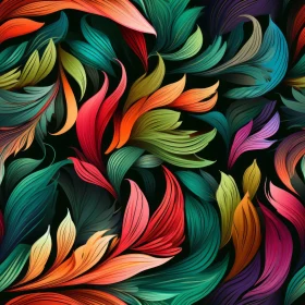 Colorful Leaves Seamless Pattern for Versatile Designs