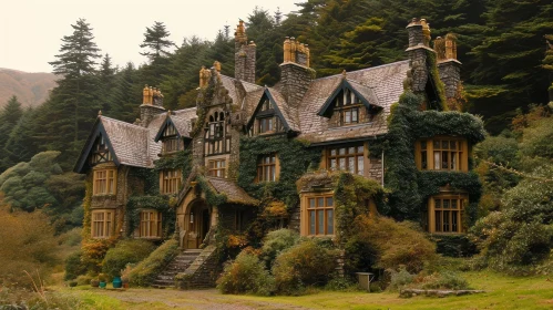 Stunning Old House with Stone Exterior and Slate Roof