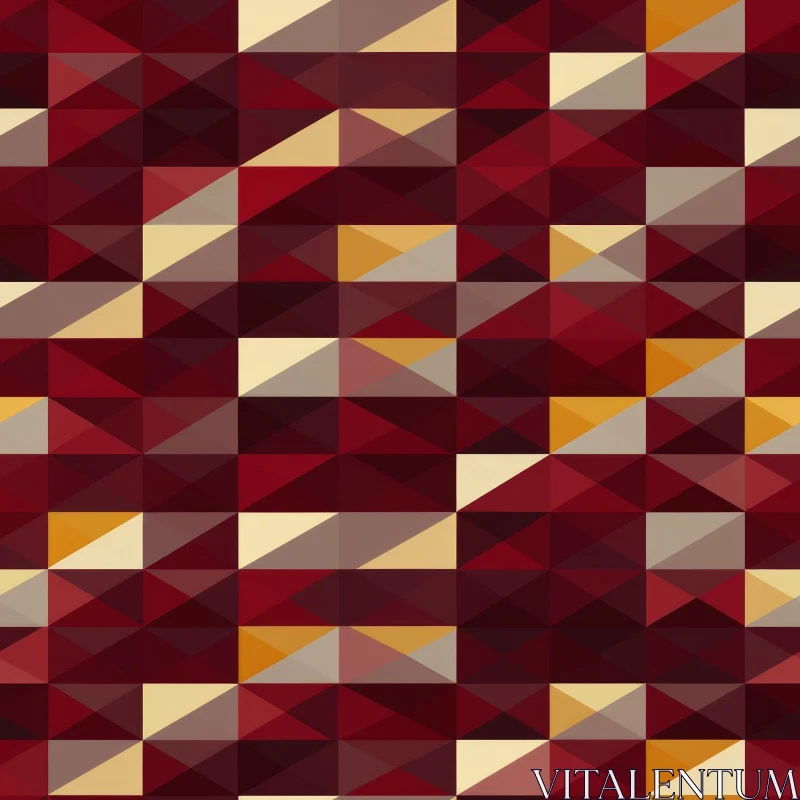 Warmth and Energy Geometric Pattern AI Image