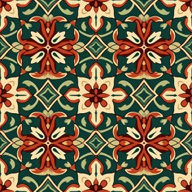 Intricate Moroccan Tile Pattern for Versatile Design Projects