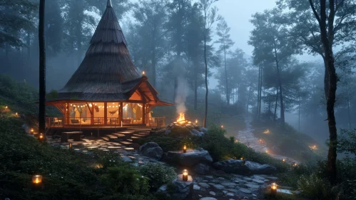 Enchanting Forest Cabin: A Serene Retreat in Nature