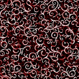Elegant Red Floral Seamless Pattern