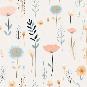 Elegant Floral Pattern - Background Design