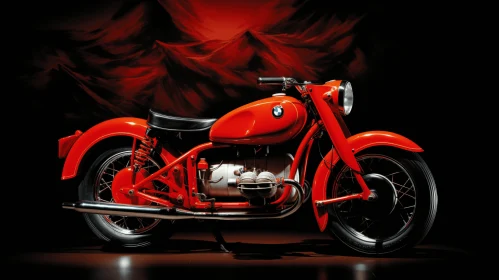 Captivating Red Bike Artwork | Digital Airbrushing | Meticulous Photorealism