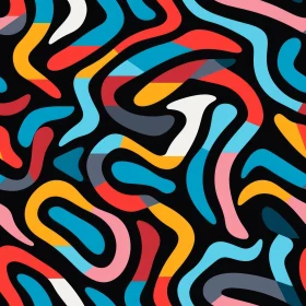 Colorful Graffiti Seamless Pattern