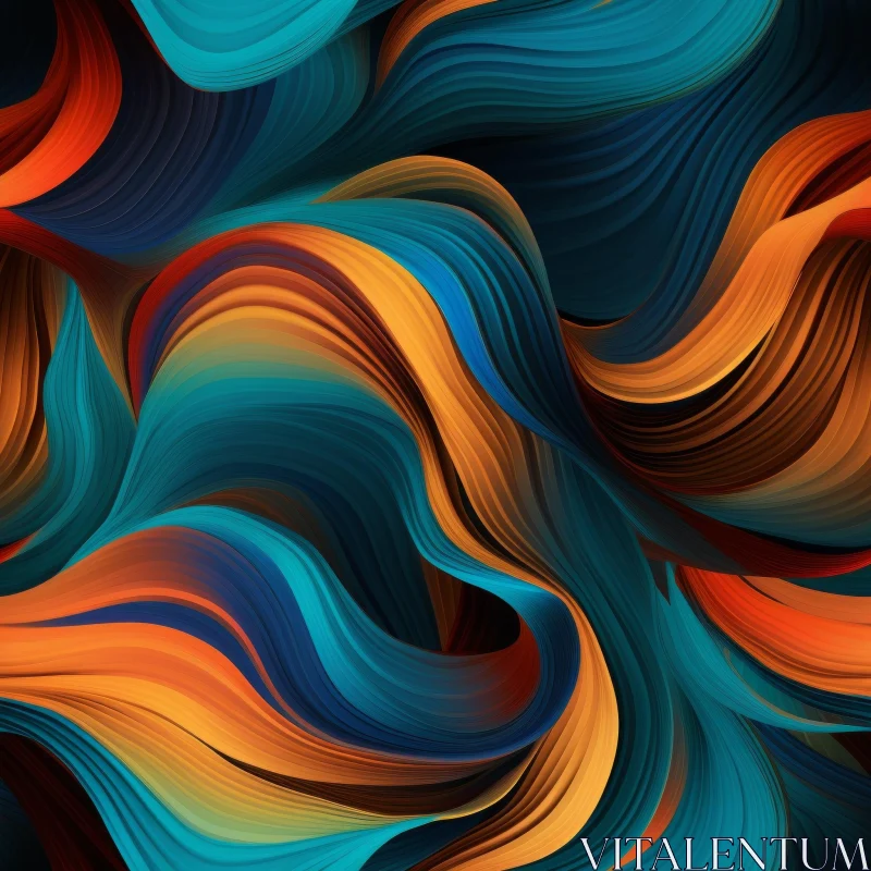 Colorful Abstract Painting - Modern Artwork for Home and Office AI Image