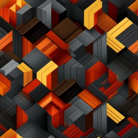 Colorful Geometric 3D Pattern Design