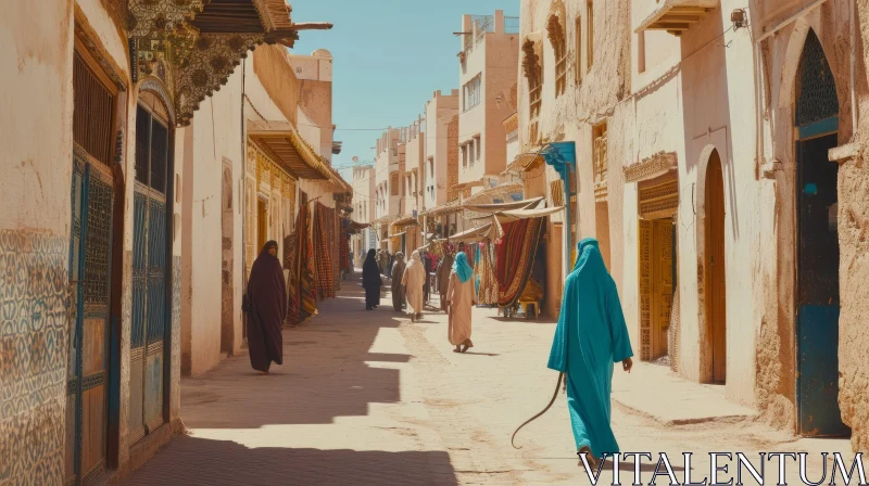 AI ART Exploring the Enchanting Streets of a Middle Eastern City