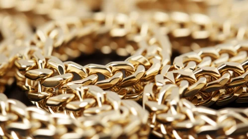 Exquisite Gold Chain Close-Up