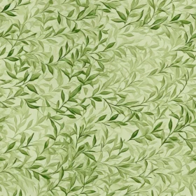 Green Leaves Watercolor Pattern Background
