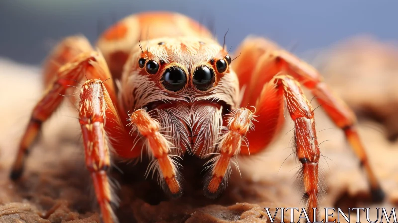 Jumping Spider Close-Up: Stunning Wildlife Photography AI Image