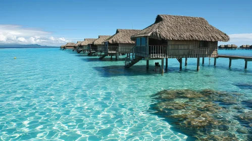 Overwater Bungalow Resort in Bora Bora, French Polynesia | Romantic Getaway