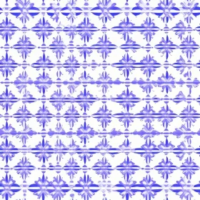 Blue and White Floral Pattern for Design Projects