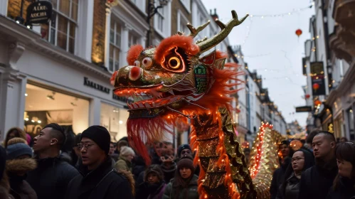 Chinese New Year Dragon Puppet Parade - A Vibrant Celebration
