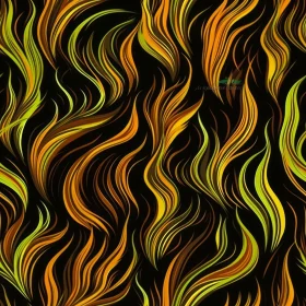 Abstract Flames Seamless Pattern