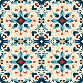 Moroccan Tile Pattern - Geometric and Traditional Design